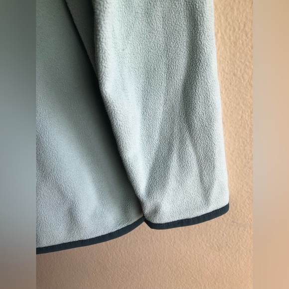 Northface Women’s Blue Green Sweatshirt 1/4 Snap Size XL - Picture 6 of 12